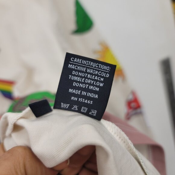 Urban Outfitters CHNGE Fungi Kingdom Long Sleeve Tshirt Women's Size Medium - Picture 6 of 9